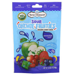 Torie & Howard, Sour Chewie Fruities, Organic Candy Chews, Assorted Sours, 4 oz (113.40 g)