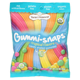 Torie & Howard, Gummi-Snaps, Tropical, 3 oz (85 g)