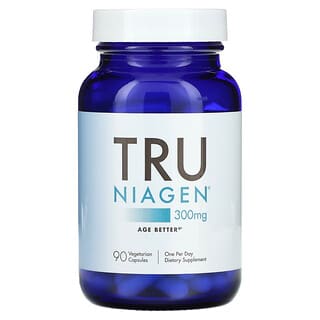 Tru Niagen, никотинамид рибозид, 300 мг, 90 вегетарианских капсул