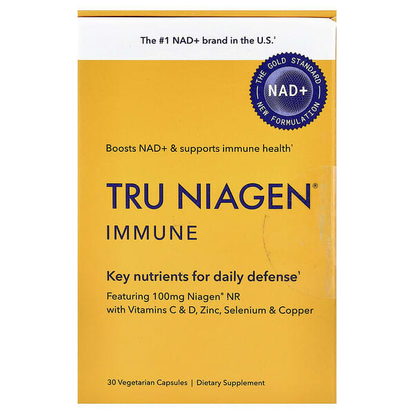 Tru Niagen, Immune, 베지 캡슐 30정