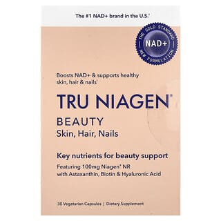 Tru Niagen, Beauty, Haut, Haare, Nägel, 30 pflanzliche Kapseln