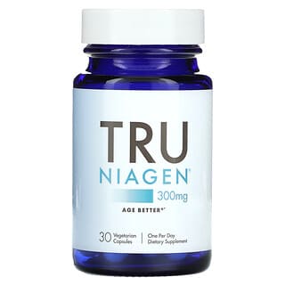 Tru Niagen, Ribósido de nicotinamida, 300 mg, 30 cápsulas vegetales