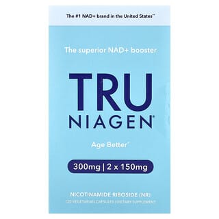 Tru Niagen, Age Better®, 120 Cápsulas Vegetarianas (150 mg por Cápsula)