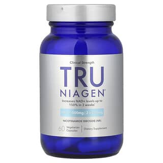 Tru Niagen, Pro, Nicotinamide Riboside, 60 Vegetarian Capsules (500 mg per Capsule)