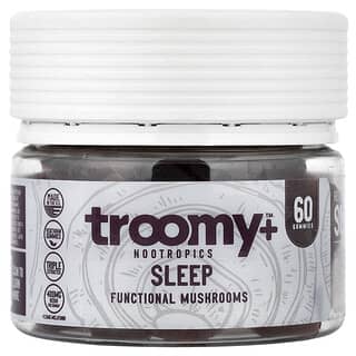 Troomy Nootropics, Sleep, Functional Mushrooms Gummies, Black Raspberry, 60 Gummies, 9.52 oz (270 g)