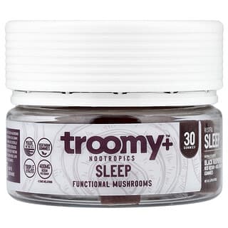 Troomy Nootropics, Sleep, Functional Mushrooms Gummies, Black Raspberry, 30 Gummies, 4.76 oz (135 g)