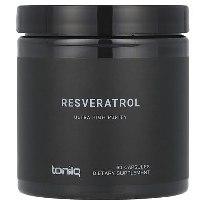 Toniiq, Resveratrol, 600 mg, 60 Capsules (300 mg per capsule)