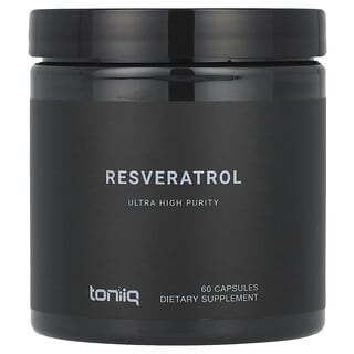 Toniiq, Resveratrol, 60 cápsulas