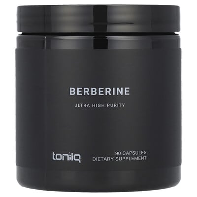 Toniiq, Berberine, 90 Capsules (500 mg per Capsule)