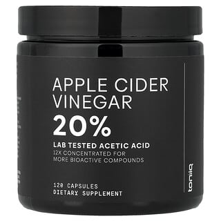Toniiq, Apple Cider Vinegar 20%, 120 Capsules