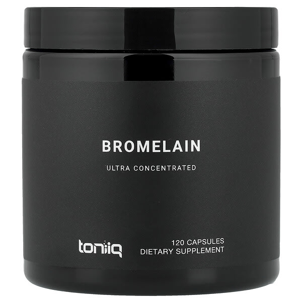 Bromelain, 120 Capsules (500 mg per Capsule)