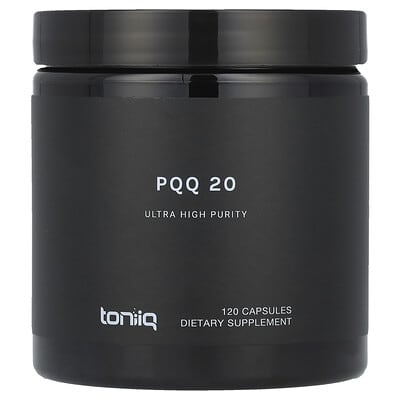Toniiq, PQQ 20, 20 mg, 120 Capsules
