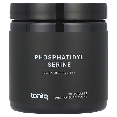 Toniiq, Phospholipid Serine, 400 mg, 90 Capsules (200 mg per capsule)