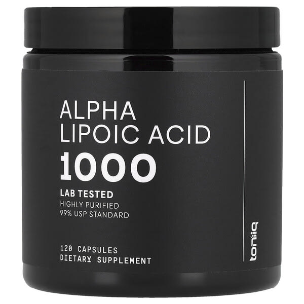 Alpha Lipoic Acid 1000, 120 Capsules (500 mg per Capsule)