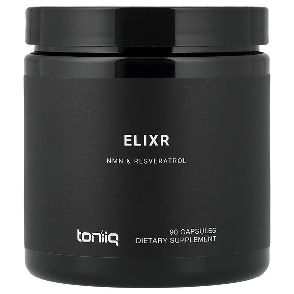 Toniiq, NMN + 白藜蘆醇，90 粒膠囊