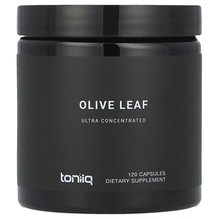 Toniiq, Olive Leaf, Olivenblatt, 120 Kapseln