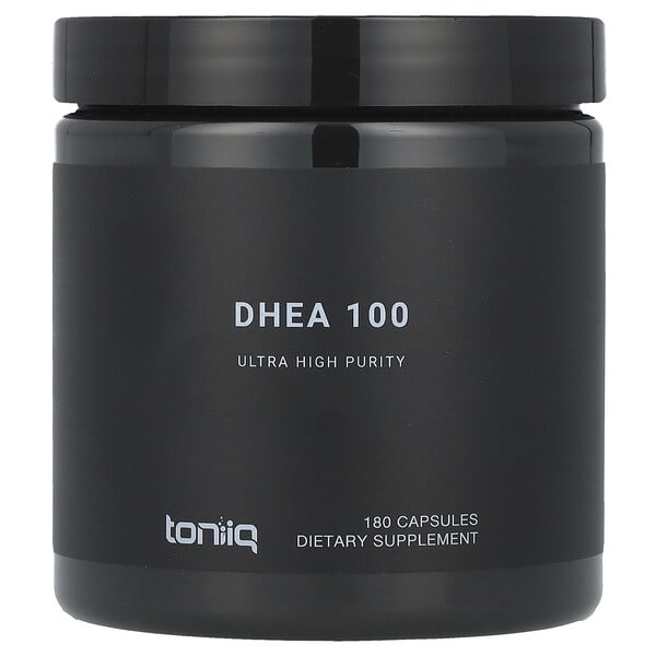 Toniiq, 脫氫表雄甾酮（DHEA），100 微克，180 粒素食膠囊