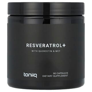 Toniiq, Resveratrol+, With Quercetin & MCT, 90 Capsules