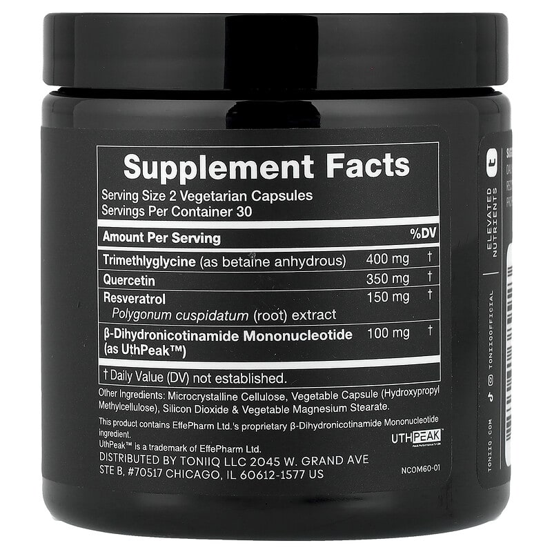 NMNH Complex 1000, 60 Capsules
