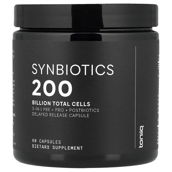 Toniiq, Synbiotics 200, 60 kapsułek