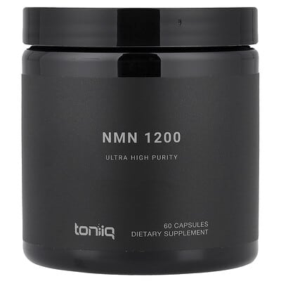 Toniiq, Beta-Nicotinamide Mononucleotide 1200, 60 Capsules (600 mg per capsule)
