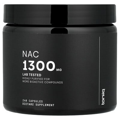 Toniiq, NAC, 240 Capsules (650 mg per Capsule)
