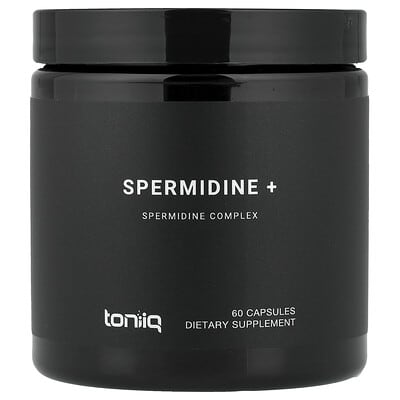 Toniiq, Spermidine+, 60 Capsules