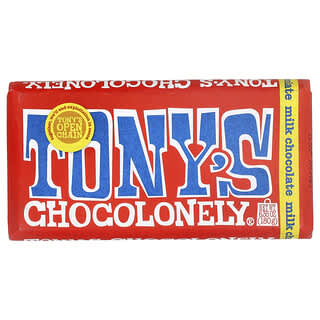 Tony's Chocolonely, Μπάρα σοκολάτας γάλακτος, 6,35 oz (180 g)