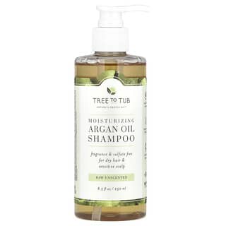 Tree To Tub, Shampoo Hidratante de Óleo de Argão, Para Cabelos Secos e Couro Cabeludo Sensível, Cru e Sem Perfume, 250 ml (8,5 fl oz)