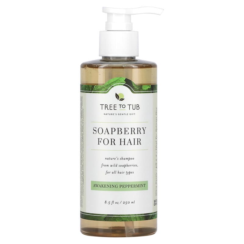 Argan Oil Clarifying Shampoo, Sulfate Free, Anti-Residue Oily Hair & Sensitive Scalp, Peppermint, 8.5