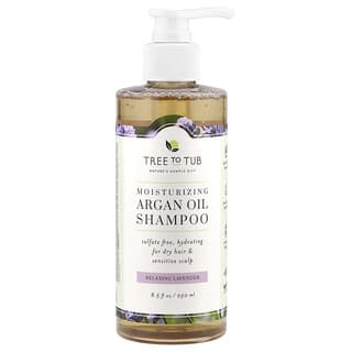 Tree To Tub, Champú humectante con aceite de argán, Lavanda relajante, 250 ml (8,5 oz. líq.)