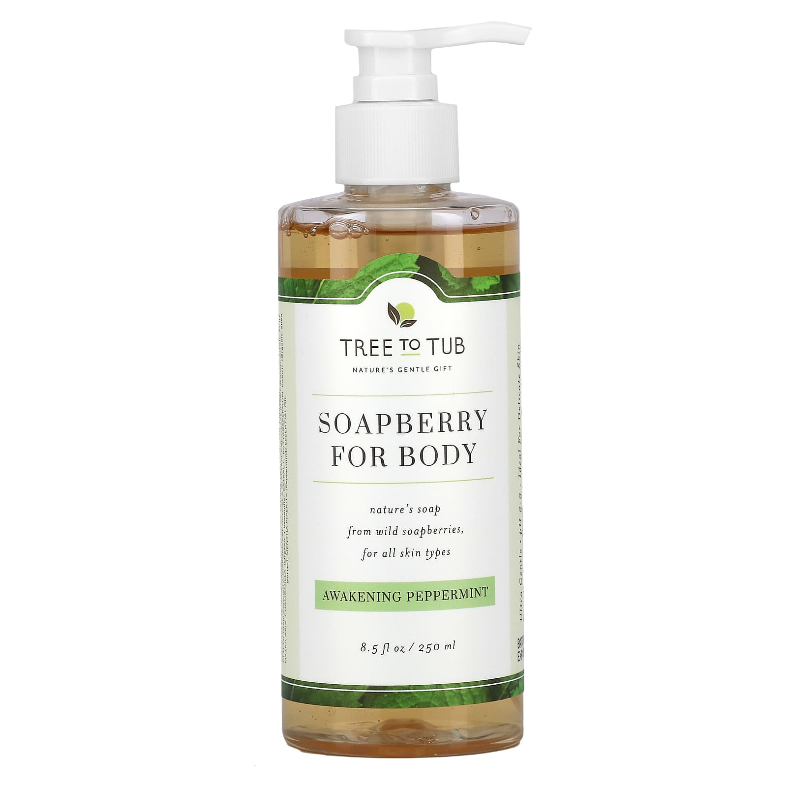 Tree To Tub, Refreshing Soapberry Body Wash for Sensitive, Oily Skin