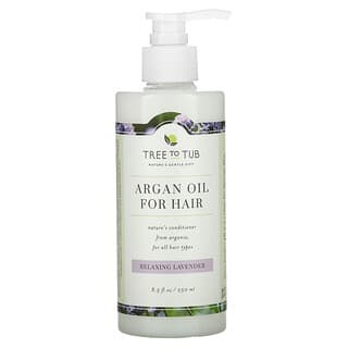 Tree To Tub, Argan Oil Moisturizing Conditioner, Sulfate Free, Hydrating for Dry Hair & Dry Scalp, Lavender, 8.5 fl oz (250 ml)