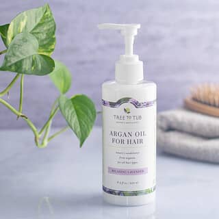 Tree To Tub, кондиционер с аргановым маслом, для всех типов волос, расслабляющая лаванда, 250 мл (8,5 жидк. унции)