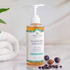 Tree To Tub, Biotin Caffeine Thickening Shampoo, Volumizing, Revitalizing for Thin Hair & Sensitive Scalp, Tea Tree, 8.5 fl oz (250 ml)