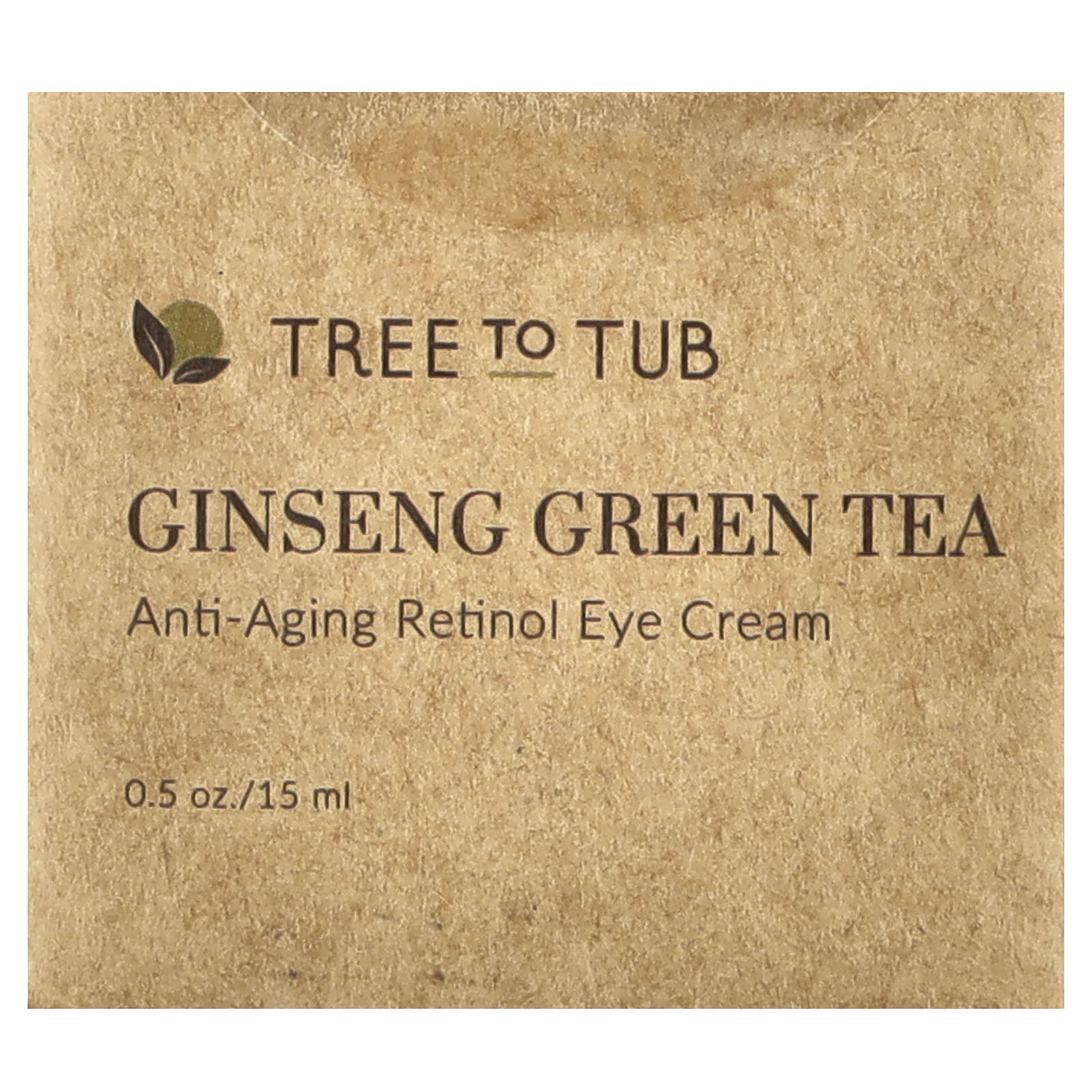 Tree To Tub, Ginseng Green Tea, AntiAging Retinol Eye Cream, 0.5 oz