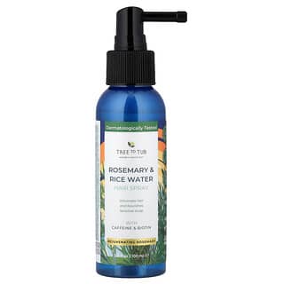 Tree To Tub, Volumizing Rosemary Rice Water Hairspray, 3,4 fl oz (100 ml)