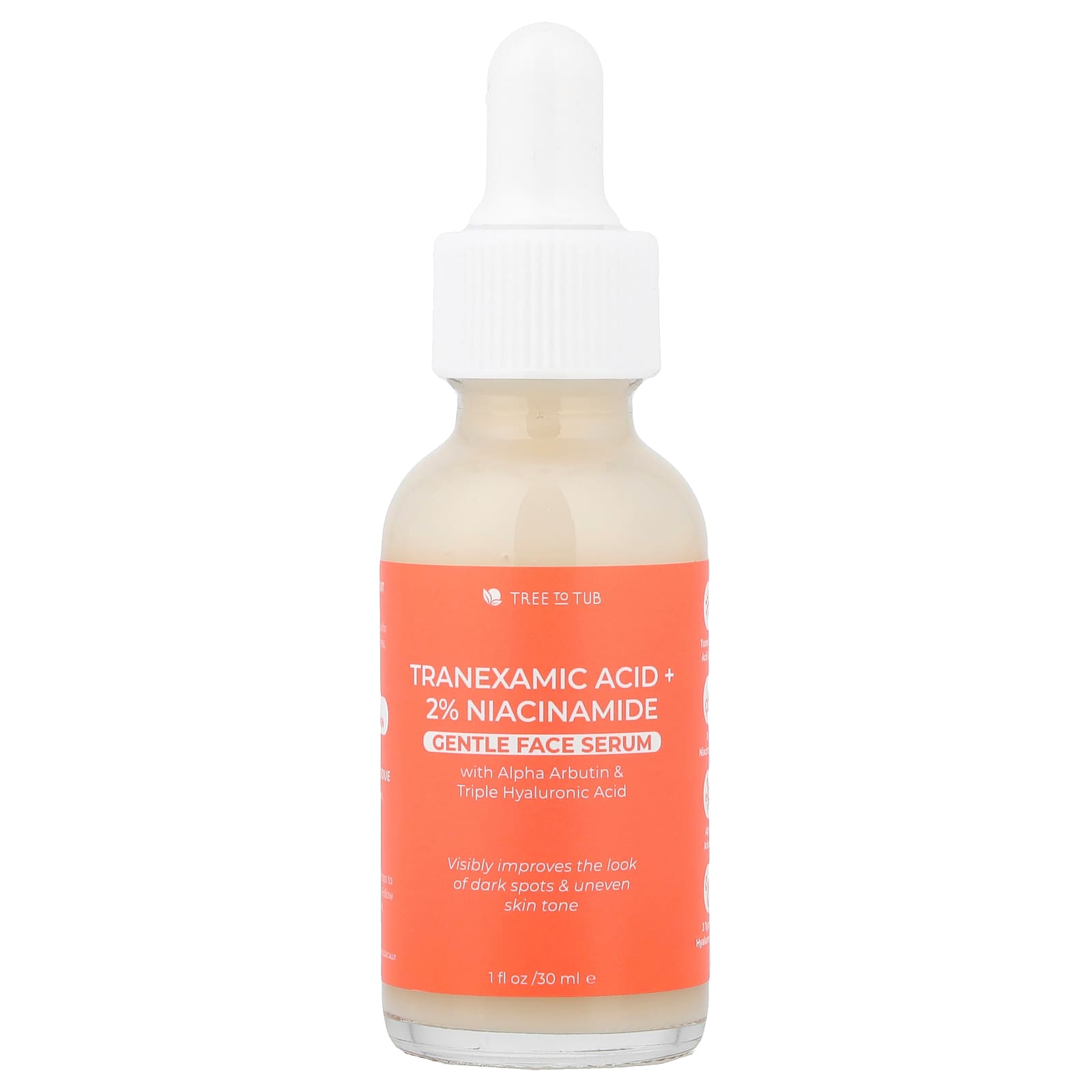 Gentle Face Serum, Tranexamic Acid + 2% Niacinamide, 1 fl oz (30 ml)