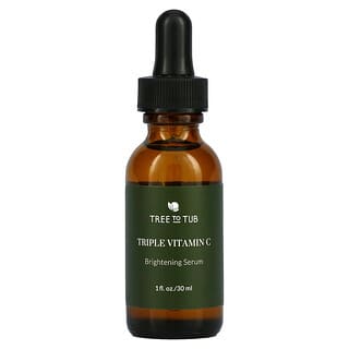 Tree To Tub, Triple Vitamin C Ultra Brightening Serum for Sensitive Skin, 1 fl oz (30 ml)