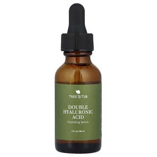 Tree To Tub, Double Hyaluronic Acid Hydrating Serum , 1 fl oz (30 ml)