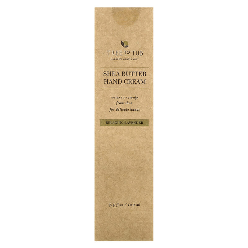 シアバター ハンドクリーム、Relaxing Lavender、100ml（3.4液量オンス）