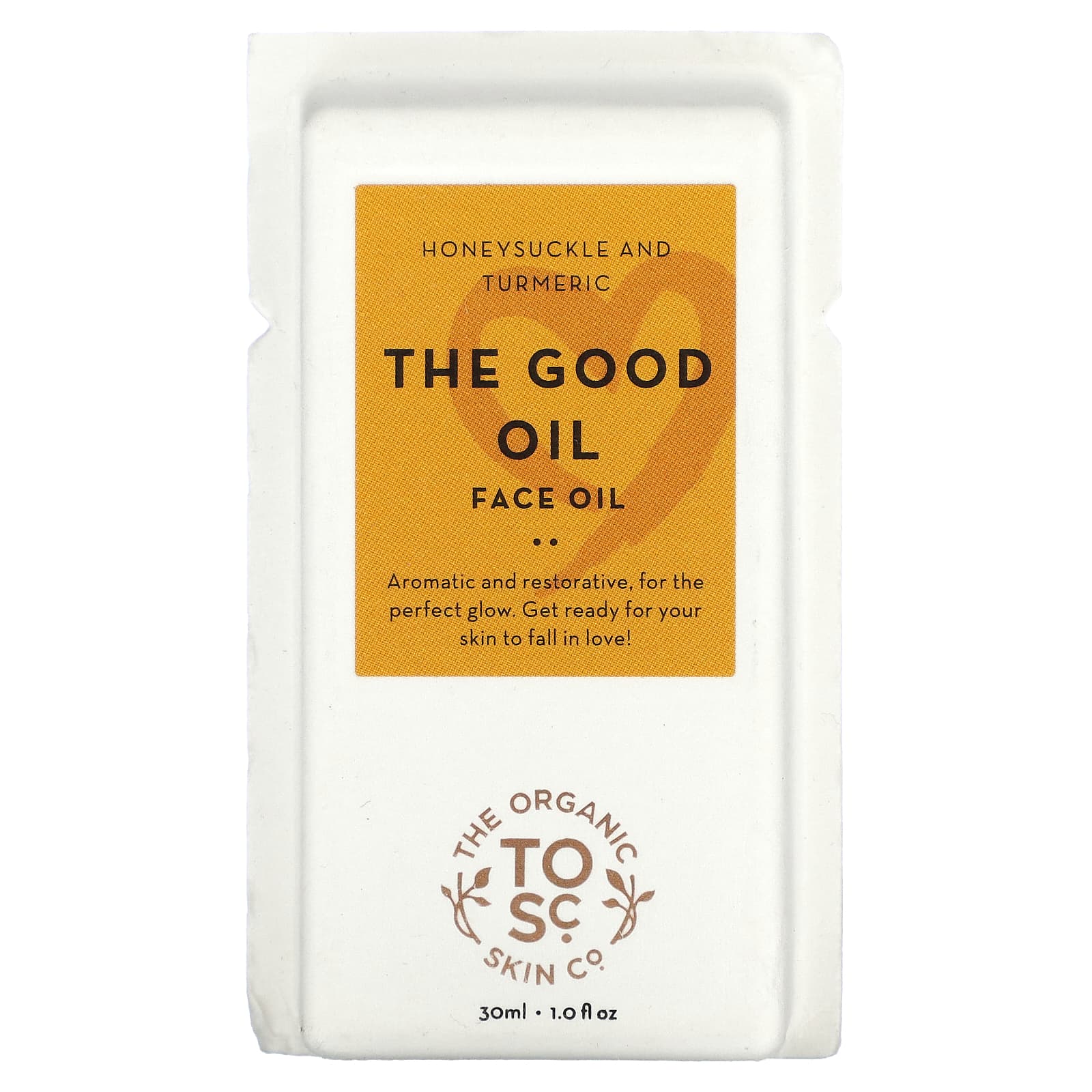 The Organic Skin Co The Good Oil The Organic Skin Co., The Good Oil, Face Oil, Honeysuckle and Turmeric