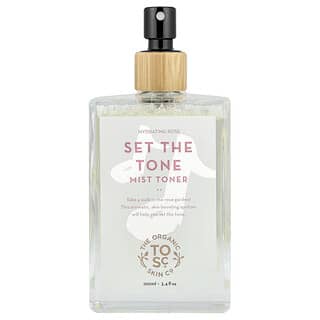 The Organic Skin Co., Set The Tone Mist Toner, For All Skin Types, Hydrating Rose, 3.4 fl oz (100 ml)