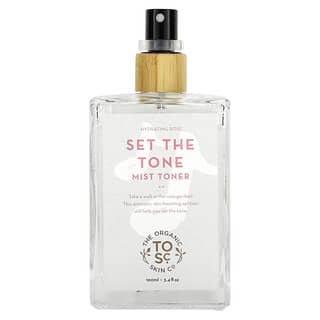 The Organic Skin Co., Fija el tono, Tónico en bruma, Rosa hidratante, 100 ml (3,4 oz. Líq.)