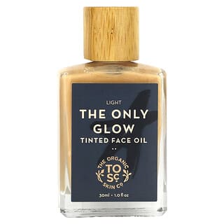 The Organic Skin Co., The Only Glow 着色面部护理油，轻薄，1 液量盎司（30 毫升）