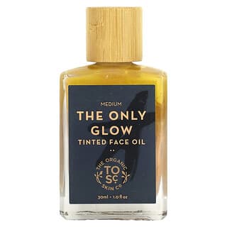 The Organic Skin Co.‏, The Only Glow Tinted Face Oil,שמן פנים בגון, מדיום, 30 מ“ל (1 אונקיות נוזל)