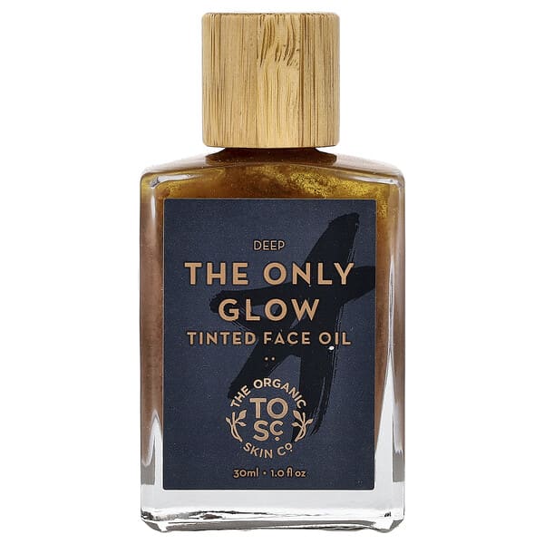 The Organic Skin Co., The Only Glow, 틴티드 페이스 오일, 딥, 30ml(1fl oz)