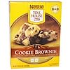Keks-Brownie, Set mit Schokoladenstückchen und Schokobrownies, 17 7/8 oz (506 mg)