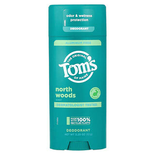 Tom's of Maine, Aluminium Free Deodorant, North Woods, Deodorant ohne Aluminium, North Woods, 92 g (3,25 oz.)