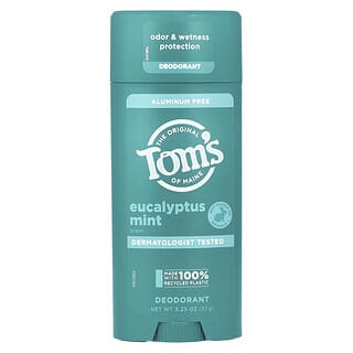 Tom's of Maine, дезодорант без алюминия, эвкалипт и мята, 92 г (3,25 унции)